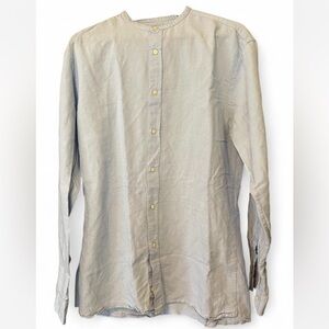 Zara Men's Light Blue Casual Button Down Shirt